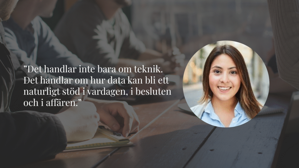 Stretch Evolve SAP fokusgrupp Data Analytics Madeleine Vega